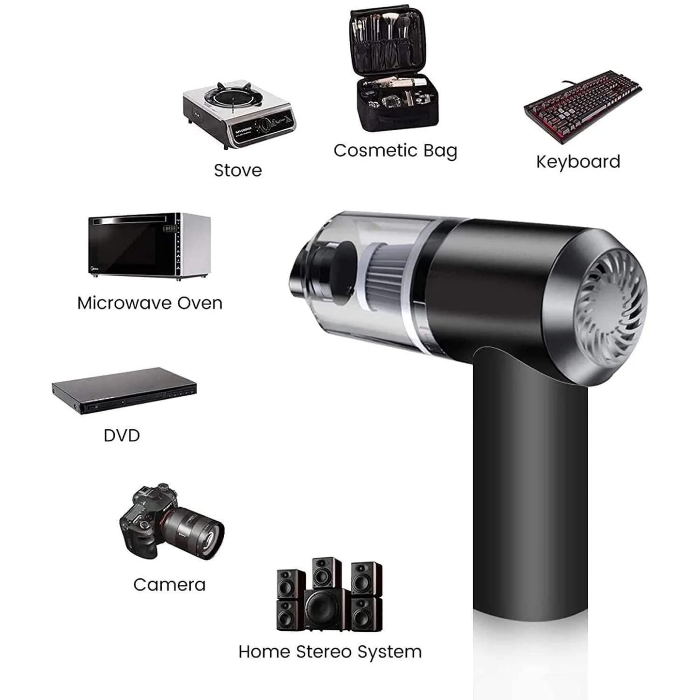 Portable Wireless Air Duster Vacuum Cleaner