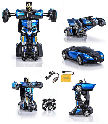 Rechargable one Button Car to Robot Converting Car Style Robot